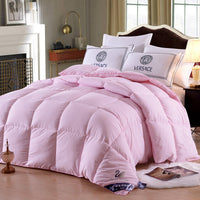 HKM-437459 Four Seasons White Duck Down Quilt with Feather Proof Cloth Cover