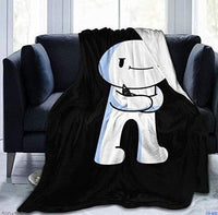 HKM-437523 Double-Thick Square Polyester Blanket for Spring and Autumn Comfort