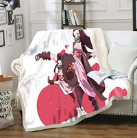 HKM-437523 Double-Thick Square Polyester Blanket for Spring and Autumn Comfort