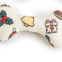 HKM-437587 Festive Plush Dog Toy in Santa Claus, Snowman, and Holiday Designs