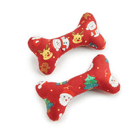 HKM-437587 Festive Plush Dog Toy in Santa Claus, Snowman, and Holiday Designs