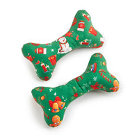 HKM-437587 Festive Plush Dog Toy in Santa Claus, Snowman, and Holiday Designs