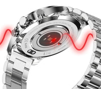 HKM-437651 Full-Touch HD Smart Health Monitor Watch with Heart Rate, Blood Pressure, and Sleep Analysis Features