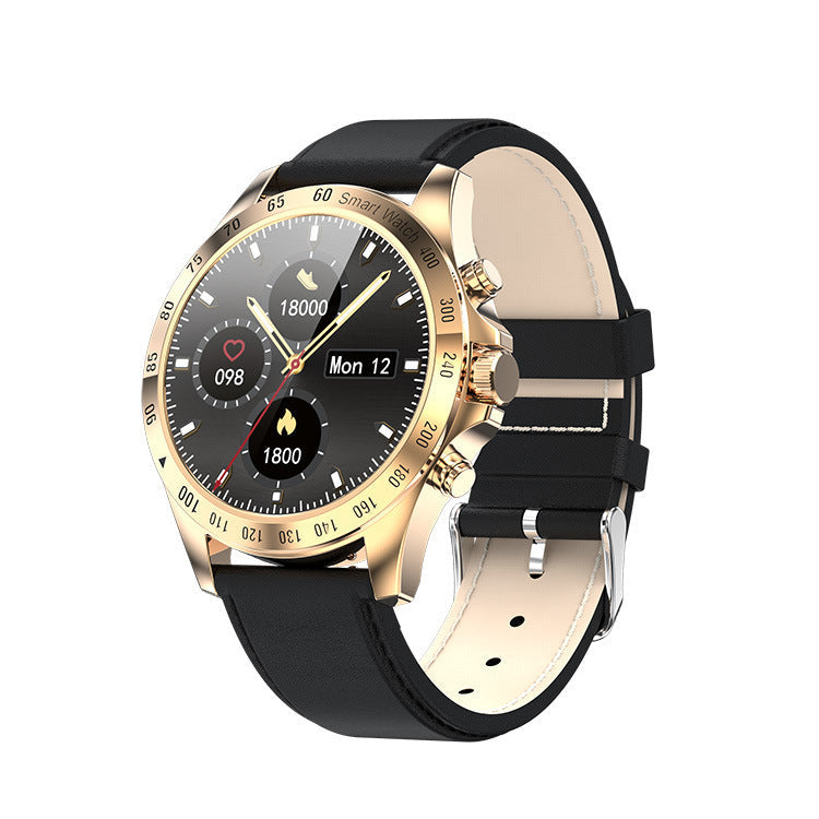 HKM-437651 Full-Touch HD Smart Health Monitor Watch with Heart Rate, Blood Pressure, and Sleep Analysis Features
