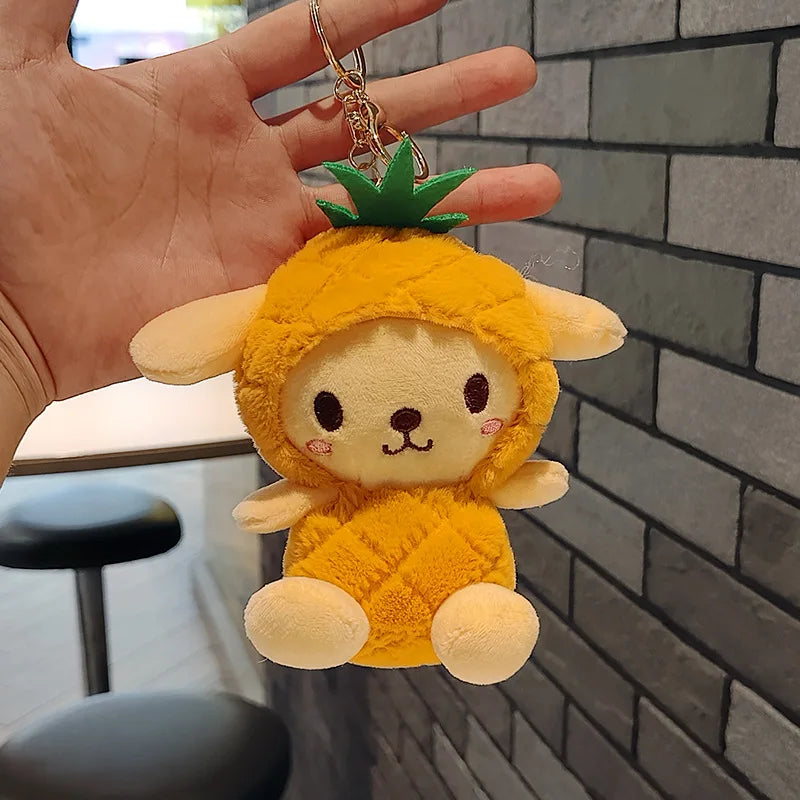 HKM-437971 Jiumaishop My Melody Plush Keychain Soft Stuffed Doll - Adorable Portable Toy for All Ages