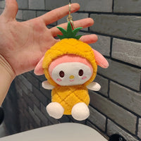 HKM-437971 Jiumaishop My Melody Plush Keychain Soft Stuffed Doll - Adorable Portable Toy for All Ages
