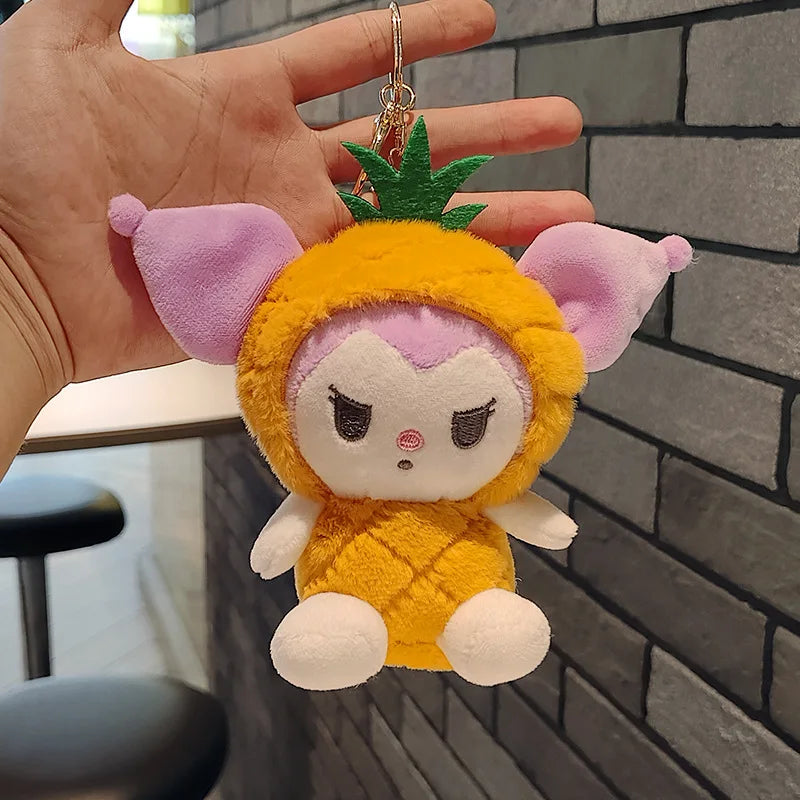 HKM-437971 Jiumaishop My Melody Plush Keychain Soft Stuffed Doll - Adorable Portable Toy for All Ages