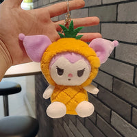 HKM-437971 Jiumaishop My Melody Plush Keychain Soft Stuffed Doll - Adorable Portable Toy for All Ages
