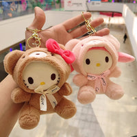 HKM-437971 Jiumaishop My Melody Plush Keychain Soft Stuffed Doll - Adorable Portable Toy for All Ages
