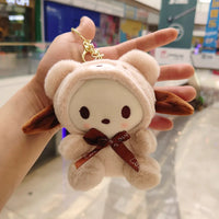 HKM-437971 Jiumaishop My Melody Plush Keychain Soft Stuffed Doll - Adorable Portable Toy for All Ages