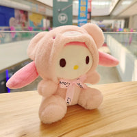 HKM-437971 Jiumaishop My Melody Plush Keychain Soft Stuffed Doll - Adorable Portable Toy for All Ages