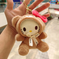 HKM-437971 Jiumaishop My Melody Plush Keychain Soft Stuffed Doll - Adorable Portable Toy for All Ages