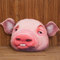 HKM-438099 Cotton Pig Head Plush Doll with PP Cotton Filling