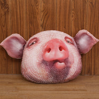 HKM-438099 Cotton Pig Head Plush Doll with PP Cotton Filling