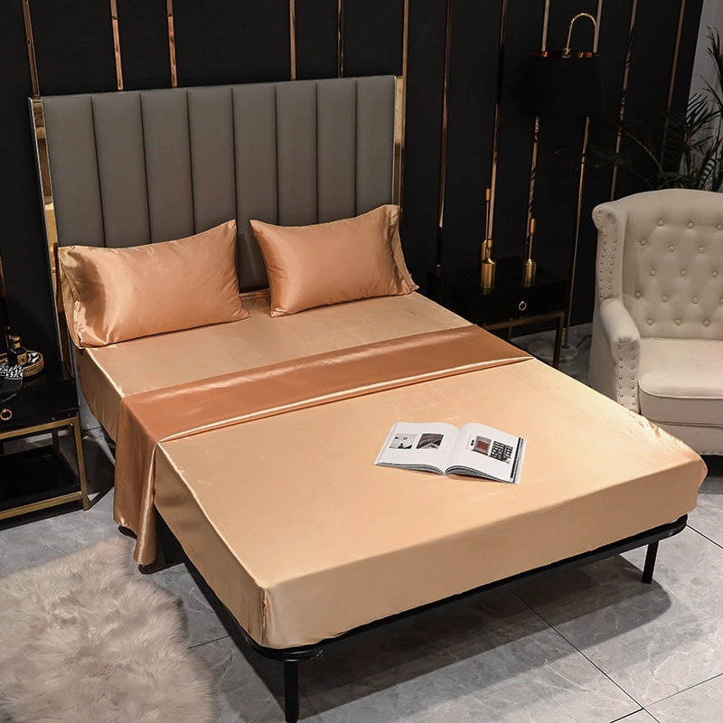 KTX-438099 Fitted Bed Sheet with Elastic Band in Multiple Colors and Sizes