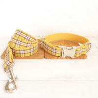 HKM-438163 Elegant Bowknot Dog Collar and Drawstring Leash Set for Stylish Walks