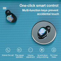 HKM-438355 Binaural Bluetooth Headphones with HD Calling, 10M Range, and 4-5 Hours Playtime