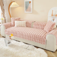 HKM-438355 Bubble Velvet Fleece Cushion Cover - Modern Non-Slip Sofa Cushion, Various Colors Available