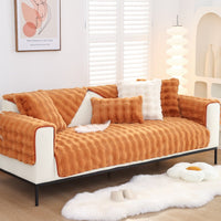 HKM-438355 Bubble Velvet Fleece Cushion Cover - Modern Non-Slip Sofa Cushion, Various Colors Available