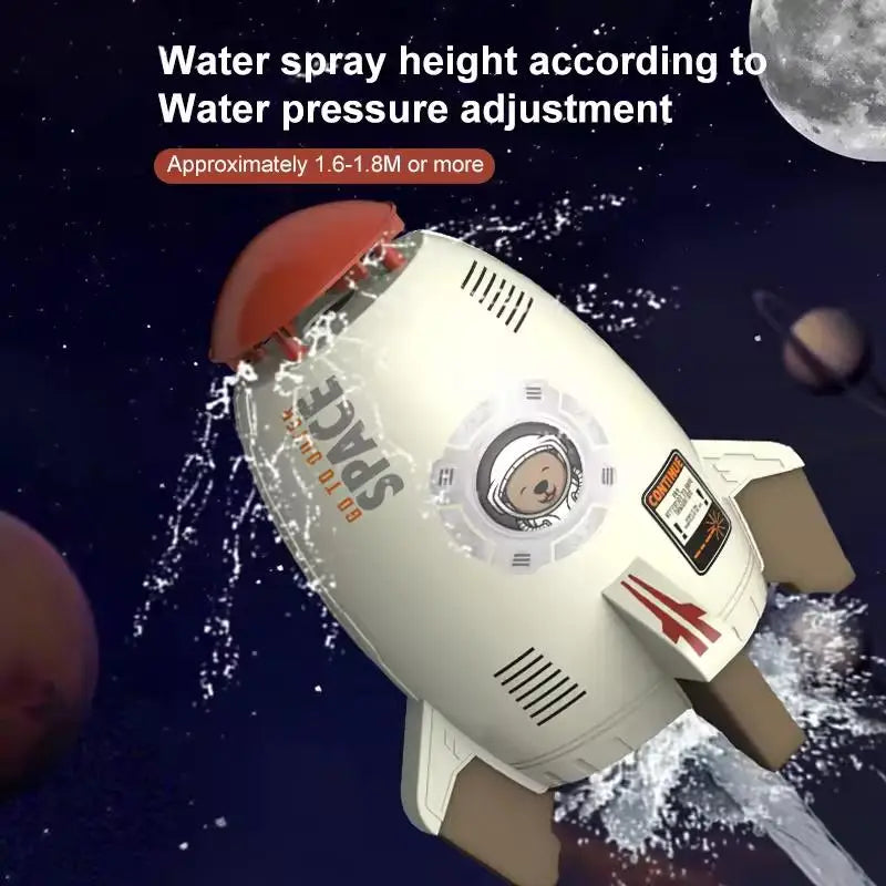 HKM-438547 360° Rotating Mini Plastic Rocket Sprinkler for Outdoor Water Play - Ideal for Kids' Summer Fun