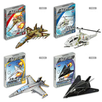 HKM-438867 3D DIY Paper Attack Helicopter Model Puzzle for Kids - Educational Jigsaw Toy
