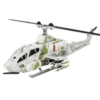 HKM-438867 3D DIY Paper Attack Helicopter Model Puzzle for Kids - Educational Jigsaw Toy