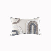HKM-439123 Tufted Loop Pile Pillowcase - Minimalist Cotton Cushion Cover in Various Sizes