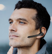 HKM-439187 Over-Ear Wireless Bluetooth Headset for Business Calls with Voice Control and Multi-Point Connection