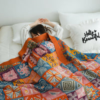 HKM-439443 Cool Cotton Five-Layer Towel Blanket for Spring and Autumn (1.5x2m, 2.3x2m)