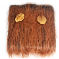 HKM-439443 Lion Mane Costume for Large Dogs - Fits Golden Retrievers and Similar Breeds (Head Circumference up to 74cm)