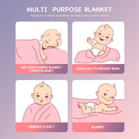 HKM-439443 Reversible Plush Fleece Throw Blanket for Sofa, Couch, and Bed - Soft Sherpa and Flannel Fleece in Multiple Sizes