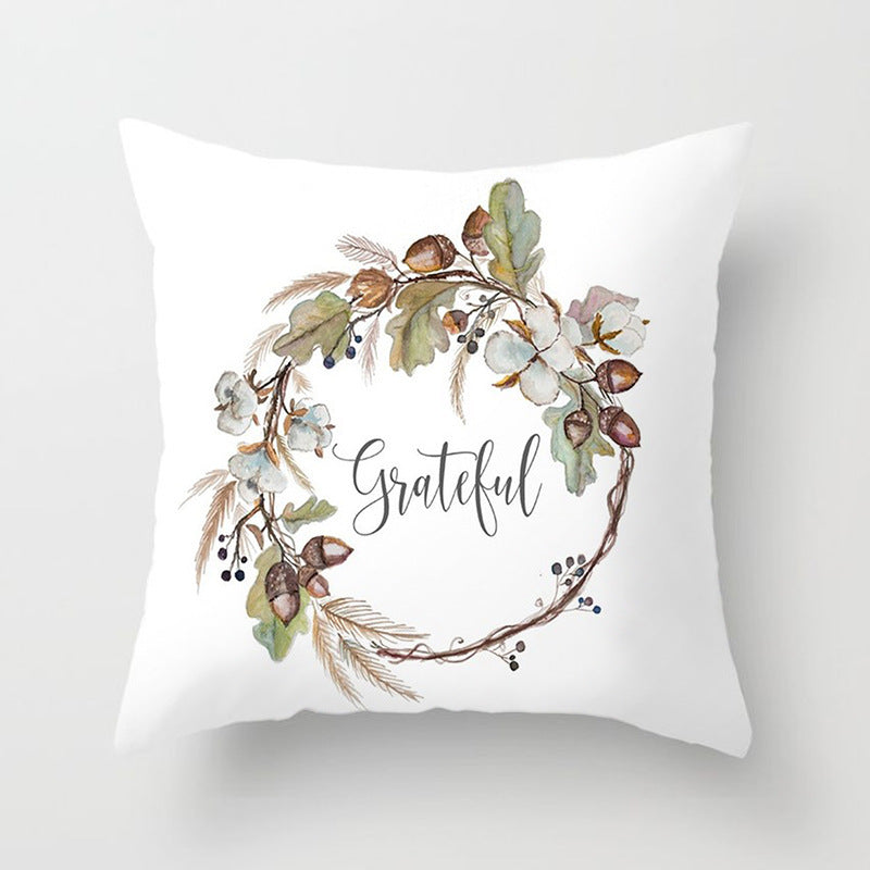 HKM-439571 Halloween Pumpkin Decorative Pillow Cushion - Cotton, 45x45cm, Multiple Designs Available