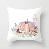 HKM-439571 Halloween Pumpkin Decorative Pillow Cushion - Cotton, 45x45cm, Multiple Designs Available