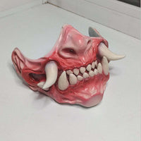 HKM-439571 Latex Half Face Horror Tooth Mask for Costumes and Parties