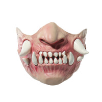 HKM-439571 Latex Half Face Horror Tooth Mask for Costumes and Parties