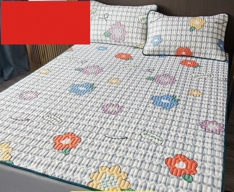 HKM-439763 Cool Summer Ice Silk Folding Mat with Free Pillowcases - Multiple Sizes Available