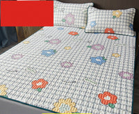 HKM-439763 Cool Summer Ice Silk Folding Mat with Free Pillowcases - Multiple Sizes Available