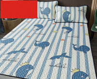 HKM-439763 Cool Summer Ice Silk Folding Mat with Free Pillowcases - Multiple Sizes Available