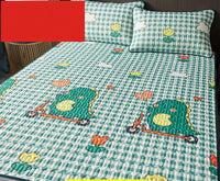 HKM-439763 Cool Summer Ice Silk Folding Mat with Free Pillowcases - Multiple Sizes Available