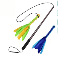 HKM-439891 Telescopic Funny Dog Stick Cat Teaser Pet Training Rod