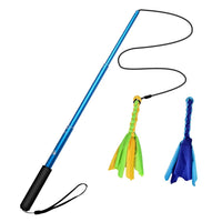 HKM-439891 Telescopic Funny Dog Stick Cat Teaser Pet Training Rod