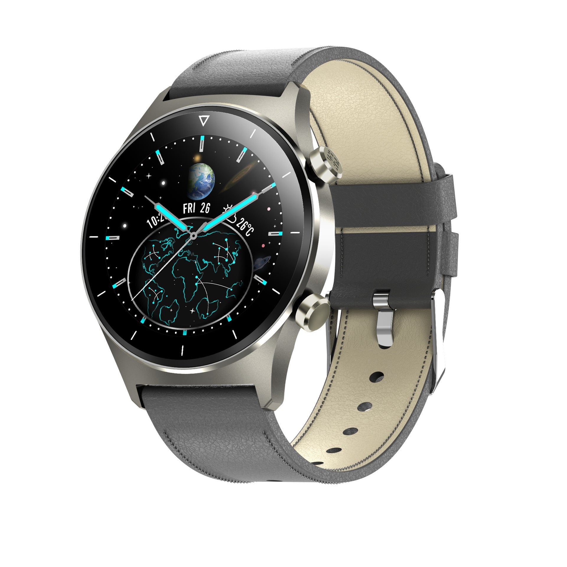 HKM-439955 Bluetooth Smart Bracelet with Pedometer, Heart Rate, Blood Pressure Monitoring, and Call Notifications