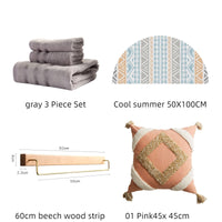 HKM-440019 Bamboo Fiber Towel Set - Antibacterial, Hypoallergenic, Soft & Highly Absorbent