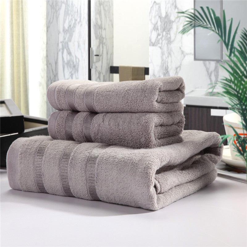 HKM-440019 Bamboo Fiber Towel Set - Antibacterial, Hypoallergenic, Soft & Highly Absorbent