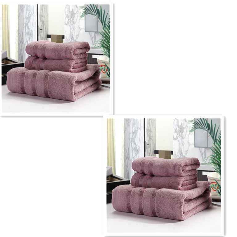 HKM-440019 Bamboo Fiber Towel Set - Antibacterial, Hypoallergenic, Soft & Highly Absorbent
