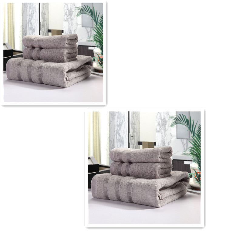 HKM-440019 Bamboo Fiber Towel Set - Antibacterial, Hypoallergenic, Soft & Highly Absorbent