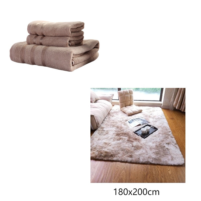 HKM-440019 Bamboo Fiber Towel Set - Antibacterial, Hypoallergenic, Soft & Highly Absorbent