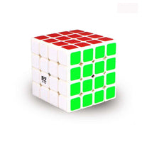 HKM-440019 Qiyi 4x4 Speed Cube Stickerless Magic Puzzle for All Ages, Smooth and Challenging Experience
