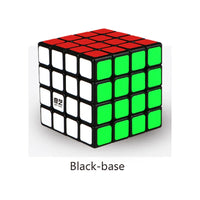 HKM-440019 Qiyi 4x4 Speed Cube Stickerless Magic Puzzle for All Ages, Smooth and Challenging Experience