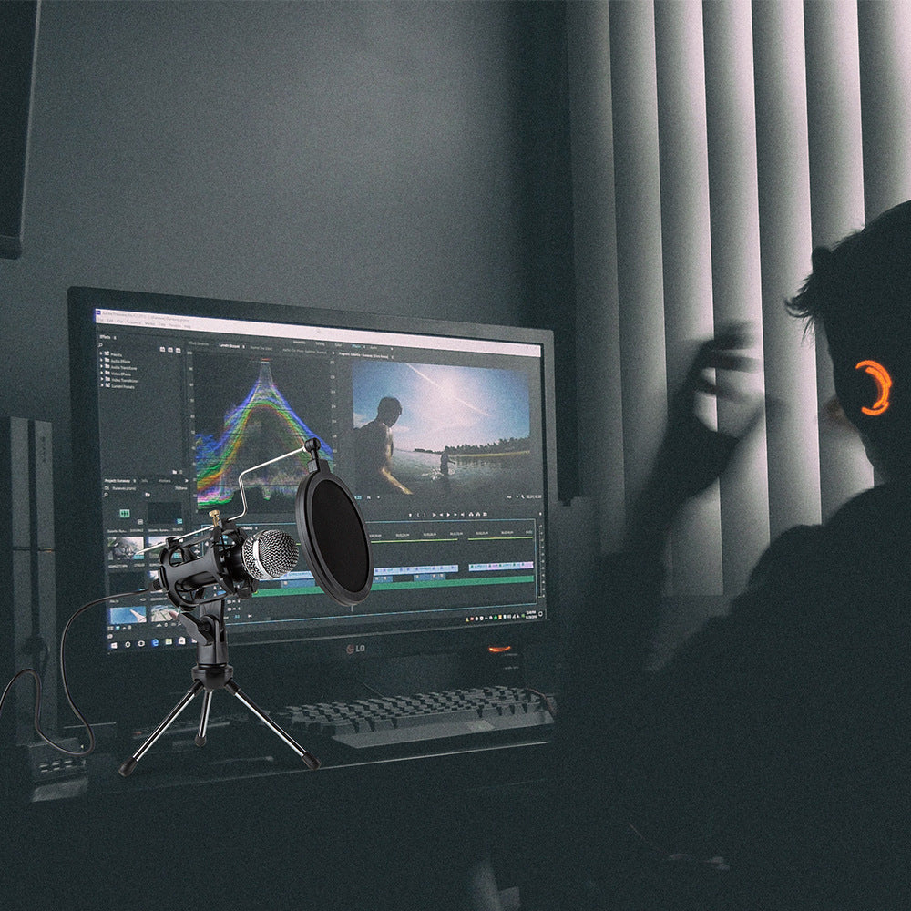 KTX-440147 Omnidirectional Microphone for PC, PS4, PS5, and Notebooks with 2m Cable